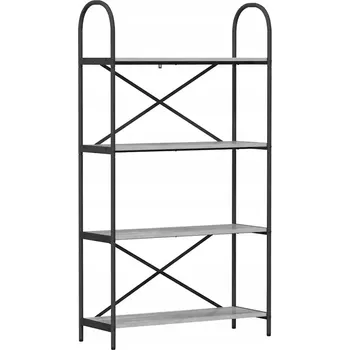 Knihovna Police na knihy Šedý dub sonoma 80 x 30 x 146 cm