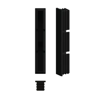 Příslušenství pro plot Krytka k hliníkové lamele 100x16mm Barva: Černá