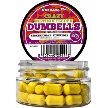 Boilies Crazy Dumbells Pop-Up GENLOG Kvašená Kukuřice 8mm 10g