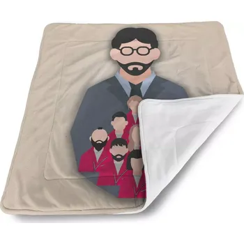 deka Sablio Deka pro miminko Money heist Profesor a jeho tým Béžová - 80x100 cm