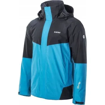 Pánská softshellová bunda Hi-Tec pánská bunda větrovka s kapucí Teodoro, velikost XXL