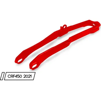 Řetězová sada pro motocykl UFO kluzák řetězu HONDA CRF 250 R 20-25, CRF 250 RX 21-25, CRF 450 R / RX 19-25 barva červená (UFO kluzák řetězu HONDA CRF 250 R 20-25, CRF 250 RX 21-25, CRF 450 R / RX 19-25 barva červená)