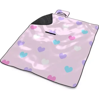 deka Sablio Plážová deka Srdce vedle srdce: 200x140 cm