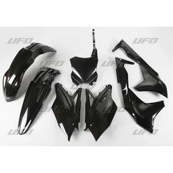 UFO kompletní sada plastů KAWASAKI KXF 250 18-20 barva černá (KA225E001) (UFO kompletní sada plastů KAWASAKI KXF 250 18-20 barva černá (KA225E001))