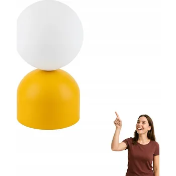 Lampička Stolní lampa TK-Lighting MIKI bílá, žlutá 8 W