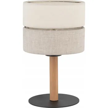 Lampička TK Lighting Noční lampa ECO E27 - černá/šedá