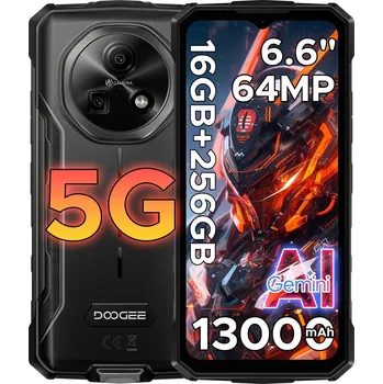 Mobilní telefon Smartphone DOOGEE Fire 7 16 GB / 256 GB 5G šedý