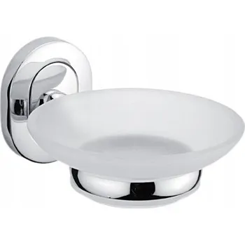 Volně stojící Mýdlenka Nimco bílá, stříbrné sklo