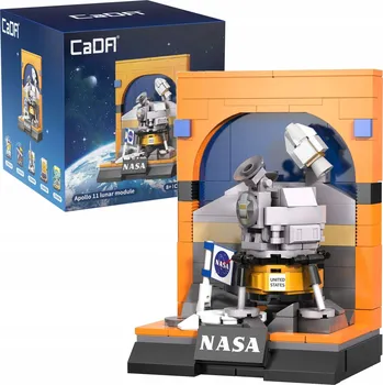 ostatní stavebnice STAVEBNICE CADA NASA APOLLO 11 MODUL LUNÁRNÍ VÝSTAVY 206 DÍLŮ