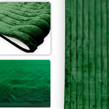 Koberec KOBEREC BELLAROSSA MODERNÍ VLNITÝ ZELENÝ 80x150