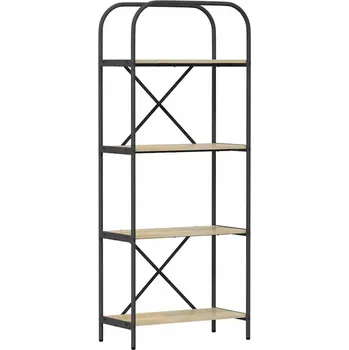 Knihovna Police dřevotřísková deska VidaXL 60 x 30 cm dub sonoma