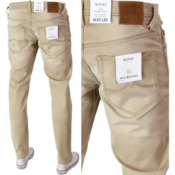 Pánská móda MUSTANG OREGON SLIM K DŽÍNY TAPERED "CAMEL" _ W32 L32