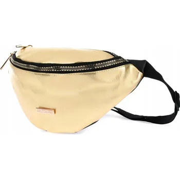 Kabelka Krateczka ledvinka/taška přes boky V19 zlatá