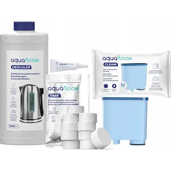 Příslušenství pro přípravu kávy AquaFloow pro kávovary Philips Saeco filtr odvápňovač tablety mazivo kartáček