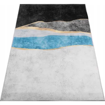 Koberec MODERNÍ KOBEREC S KRÁTKÝM VLASEM 120X170 MĚKKÝ A HLADKÝ, MÓDNÍ VZOR