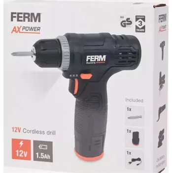 Aku Šroubovák Ferm, 12 V, CDM1183