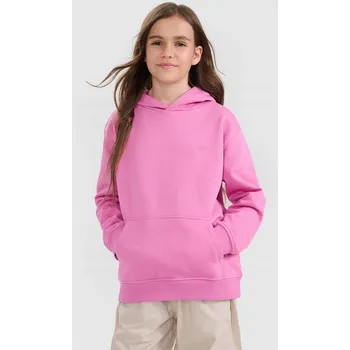 Dámská mikina Tepláková mikina mikina 4F růžová 140 (9-10 let)