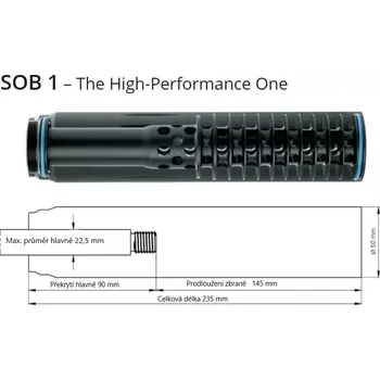 Příslušenství pro sportovní střelbu Tlumič hluku Recknagel SOB 1 7,62mm