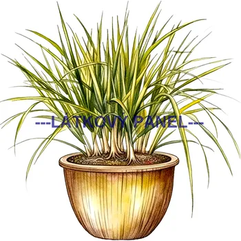 Látkový panel - Bylinky - BY-22 Velikost: 40x40cm, Materiál: Bavlna