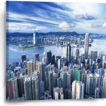 Obraz Sablio Obraz Město s mrakodrapy - 50x50 cm