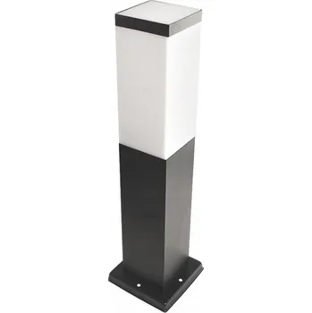 Venkovní osvětlení Kvadratický osvětlovací sloupek Bowi E27 45 cm černý