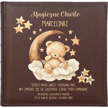 Fotoalbum Velké fotoalbum pro miminko na zasouvací fotografie, 600 fotografií 10x15 cm, potisk - První narozeniny, Křtiny