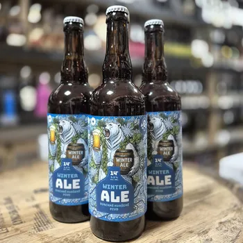 Pivo Žatecký Winter Ale 14° – Limitovaná edice, silné svrchně kvašené pivo 0,75 l 5,5 % (holá láhev)