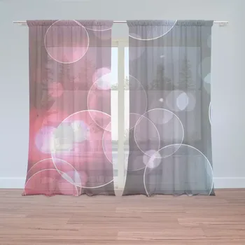 Záclona Sablio Záclony Bublinová abstrakce: 2ks 150x250cm