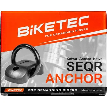 Motozámek BIKETEC SEQR montáž na ochranu (kotva) 132mm X 69mm, 3klíče, jho 15mm X 75mm (šrouby KOTWIĄCE v sadě) (BIKETEC SEQR montáž na ochranu (kotva) 132mm X 69mm, 3klíče, jho 15mm X 75mm (šrouby KOTWIĄCE v sadě))