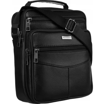 Kabelka Rovicky ledvinka / taška přes rameno R-13203-S černá