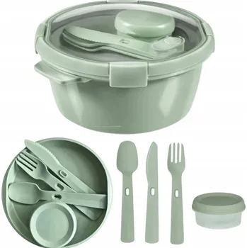 Dóza na potraviny Nádoba na potraviny 1,6 l + příbory LunchBox Curver 249948