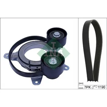 Sada žebrovaných klínových řemenů Schaeffler INA 529 0547 10