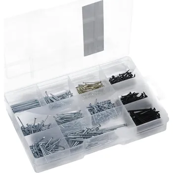 Hřebík Hřebíky CONNEX Sada hřebíků, různé velikosti a druhy, 515 ks