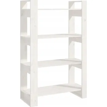 Knihovna Regál VidaXL 80 x 35 x 125 cm, bílý