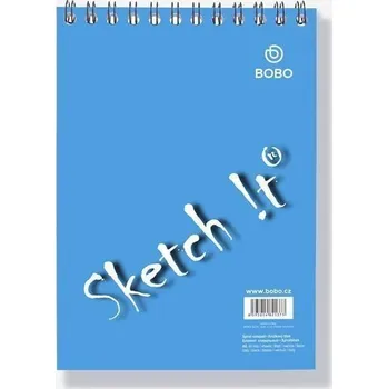 Blok s horní vazbou A6, čistý, 40 listů