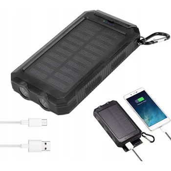 Powerbanka SOLÁRNÍ POWERBANKA 30000 mAh 2X USB + KOMPAS