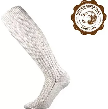 Dámské punčochy Dospělé podkolenky Ještěd - 41-42 / bílá