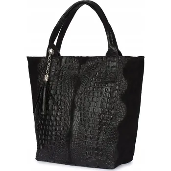 Kabelka Beltimore kabelka z pravé kůže černá