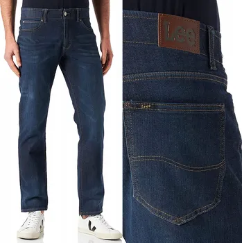 Pánské džíny Lee STRAIGHT FIT Extreme Motion pohodlné rovné džíny W42 L36