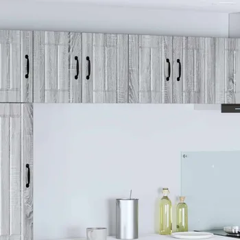 Kuchyňská skříňka vidaXL Horní kuchyňská skříňka Nástěnný Šedá Sonoma 60 x 31 x 40 cm