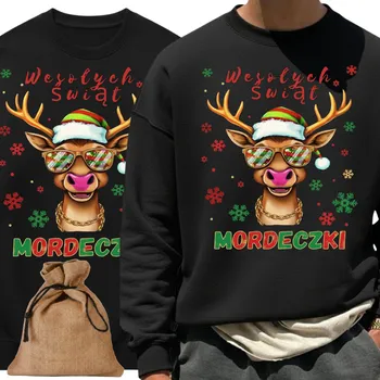 Pánská mikina Dárek na Mikuláše Mikina pod vánoční stromeček Sob Mordičky XL