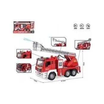 autíčko Auto hasiči s žebříkem 110 světlo zvuk
