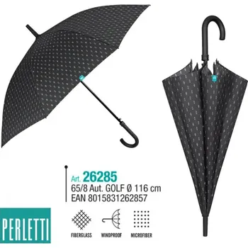 Deštník PERLETTI TIME Pánský automatický deštník Geometrico, 26285