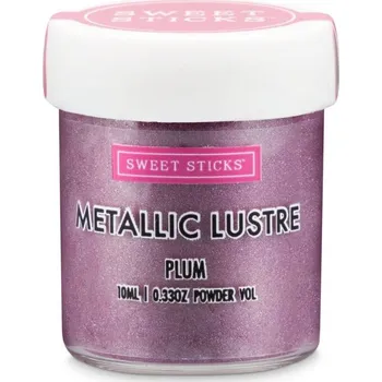Potravinářské barvivo Prachová barva metalická Plum 10ml - Sweet Sticks