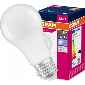 Žárovka Osram LED žárovka A60 E27 1521 lm 13W (ekvivalent 100W) neutrální bílá
