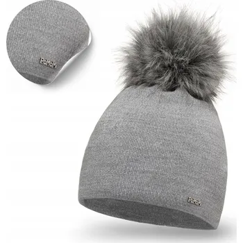 Čepice PaMaMi zimní čepice beanie šedá, univerzální velikost