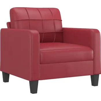 Pohovka Pohovka VidaXL 78 x 77 cm umělá kůže červená