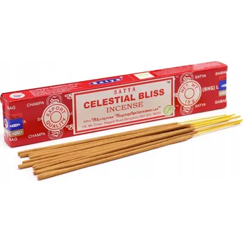 Čajovna INDICKÉ TYČINKOVÉ KADIDLO SATYA CELESTIAL BLISS 15g NEBESKÁ BLAŽENOST