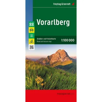 Vorarlbersko 1:100 000 / automapa + mapa volného času
