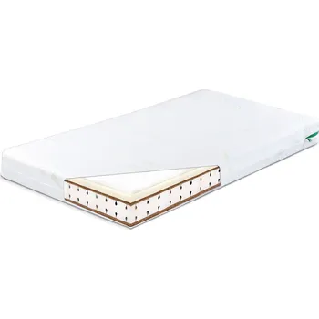 Luxusní matrace pro děti 120×60 – 4 vrstvy, paměťová pěna, kokos, Aloe Vera